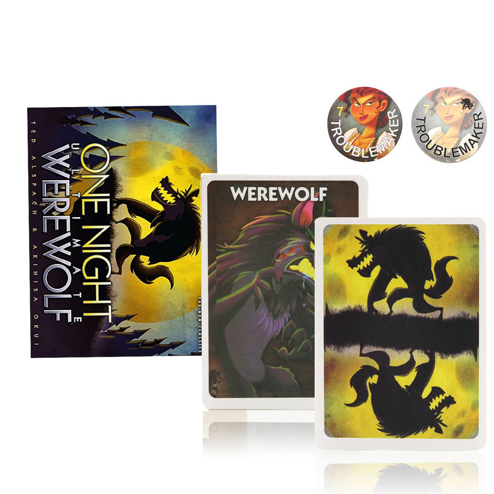 One Night Werewolf Card Cross-border English Board Game - TryKid