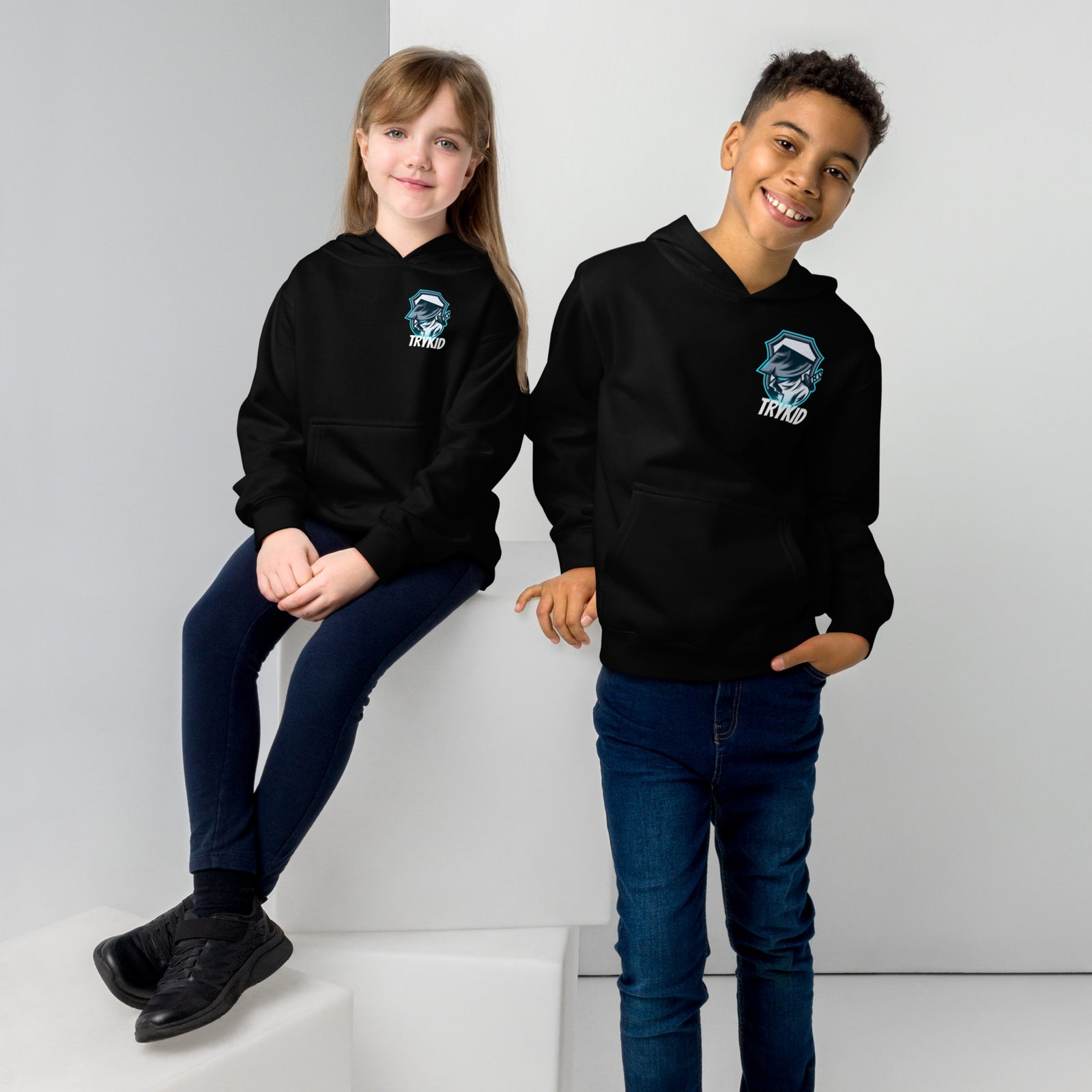 Kids fleece hoodie - TryKid