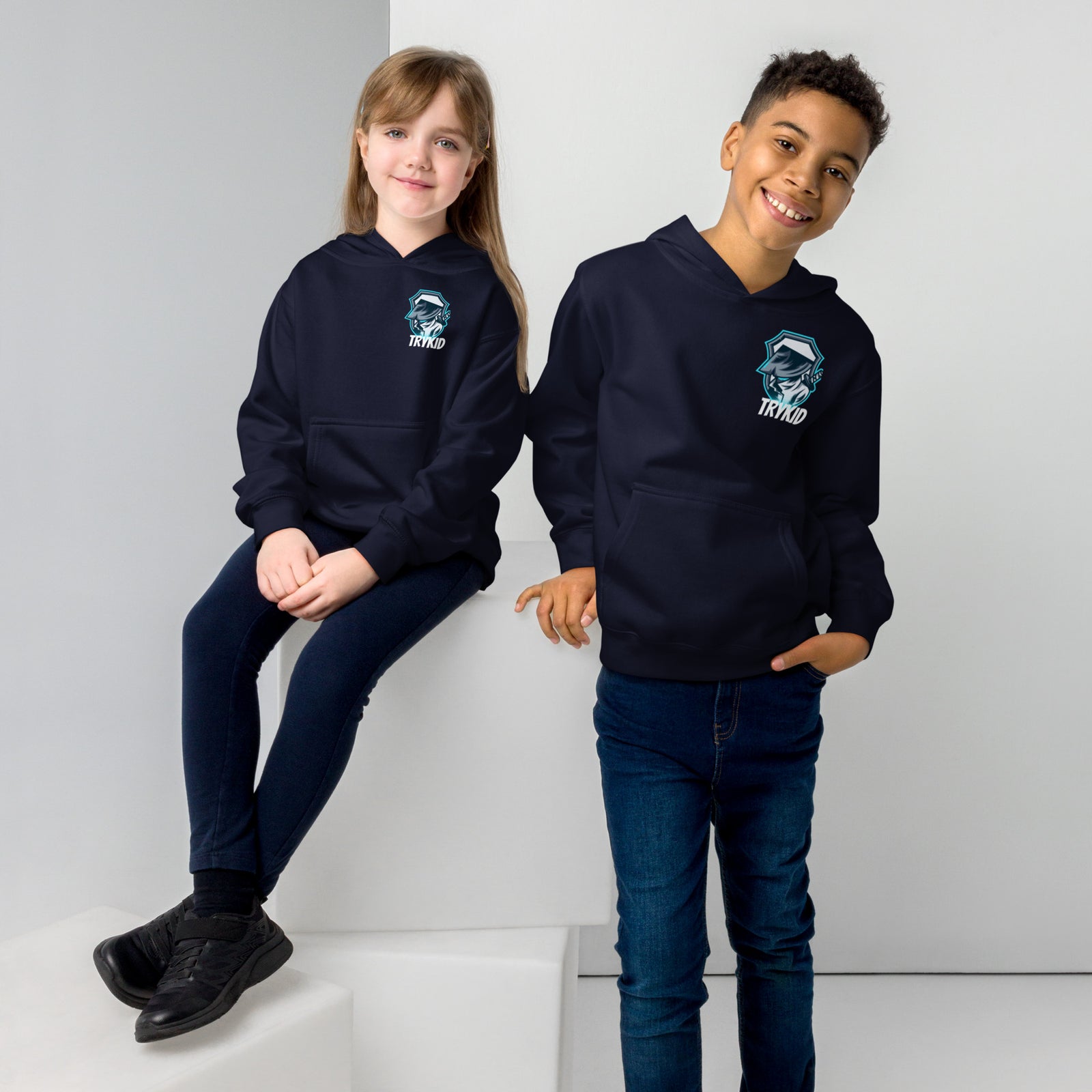 Kids fleece hoodie - TryKid