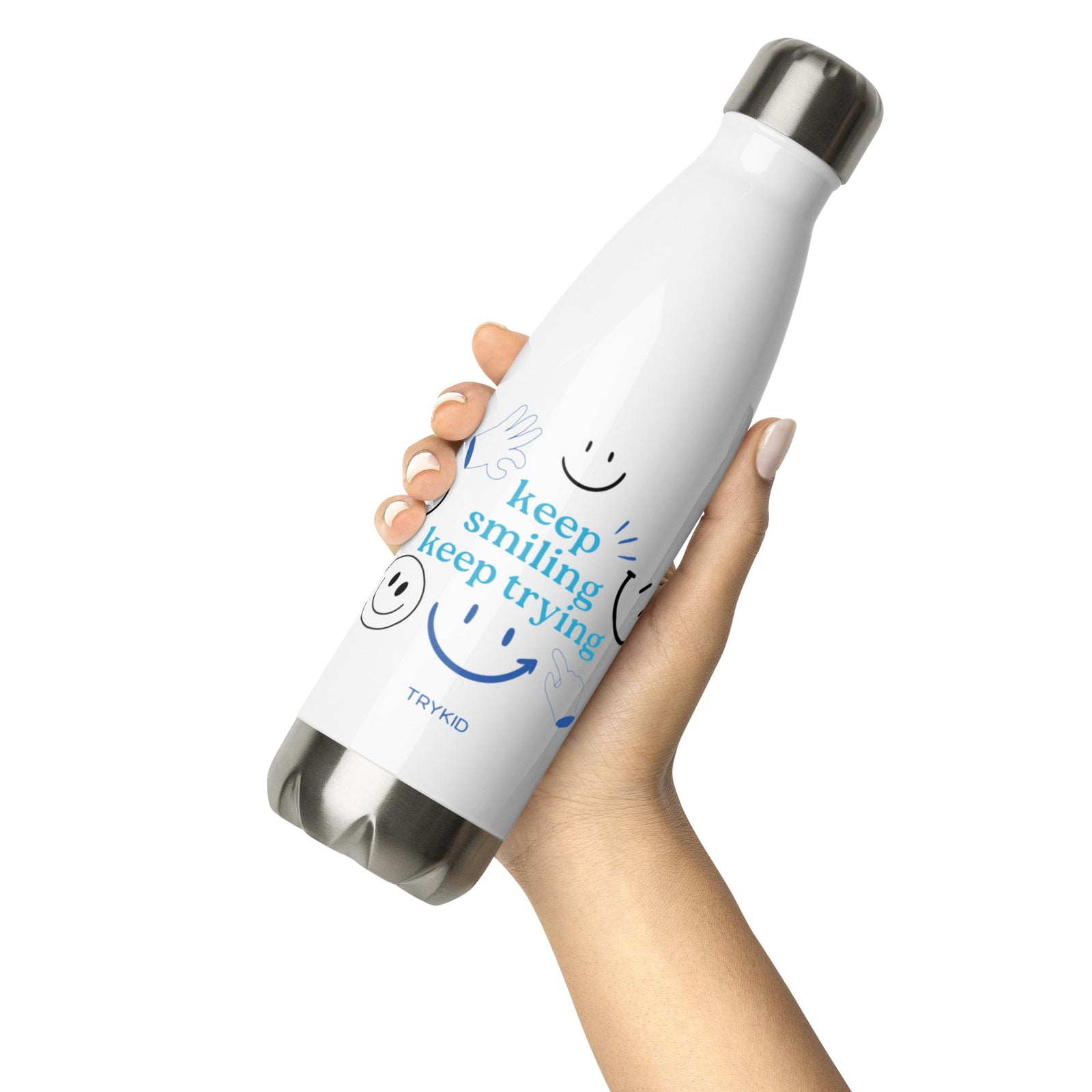 TRYKID Stainless steel water bottle