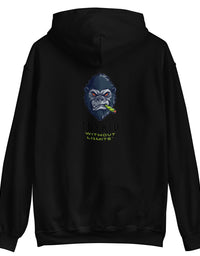 Unisex Hoodie with trykid gorilla logo unique stylish and trending
