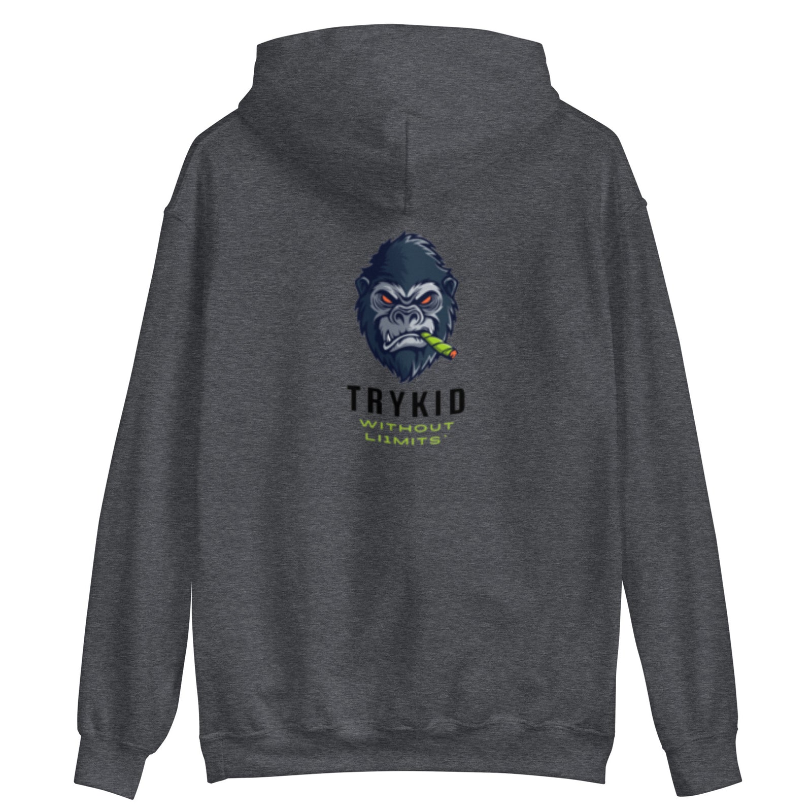 Unisex Hoodie with trykid gorilla logo unique stylish and trending