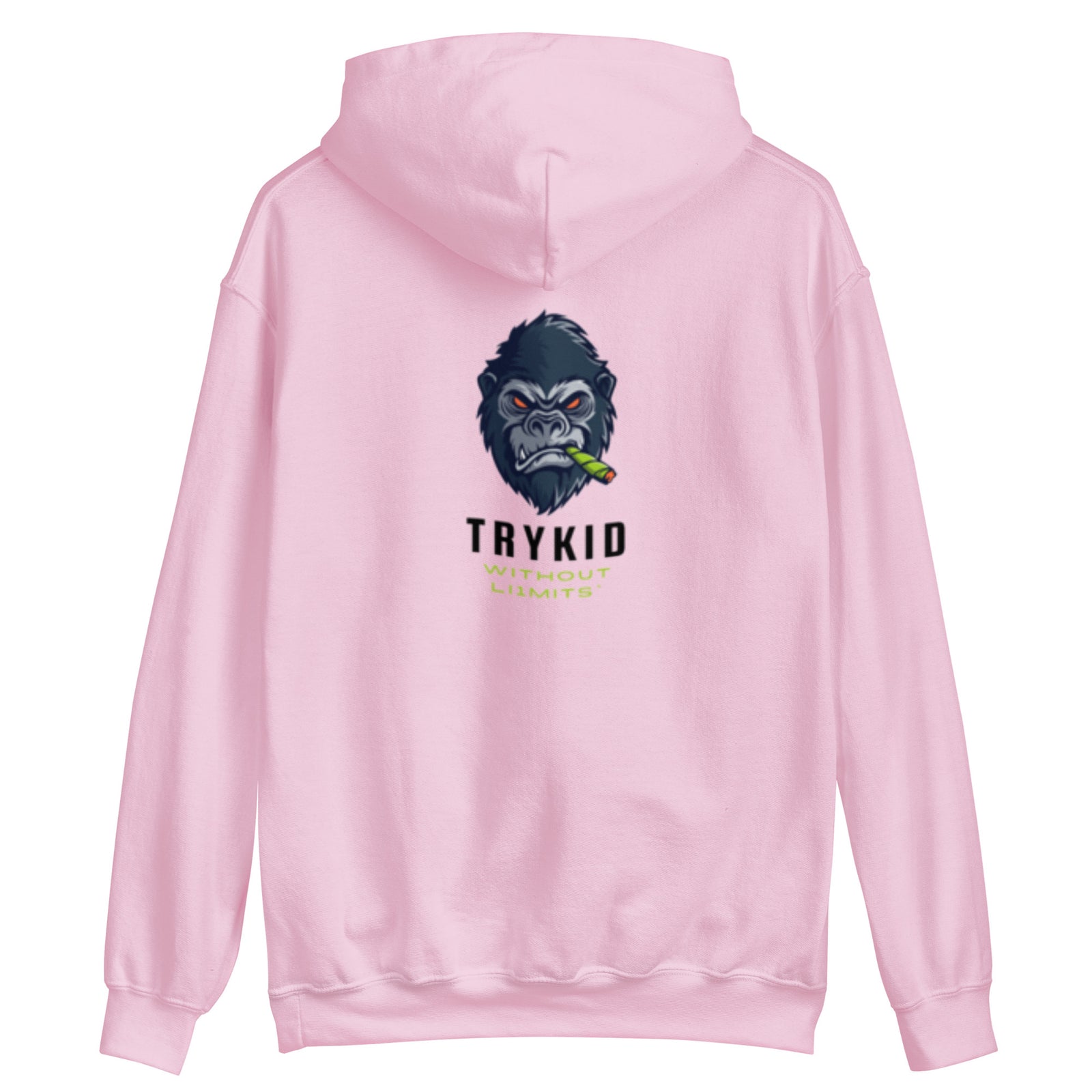 Unisex Hoodie with trykid gorilla logo unique stylish and trending