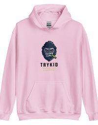 Unisex Hoodie with trykid gorilla logo unique stylish and trending
