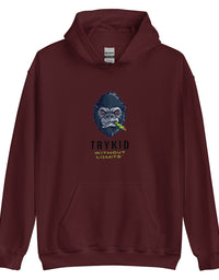 Unisex Hoodie with trykid gorilla logo unique stylish and trending
