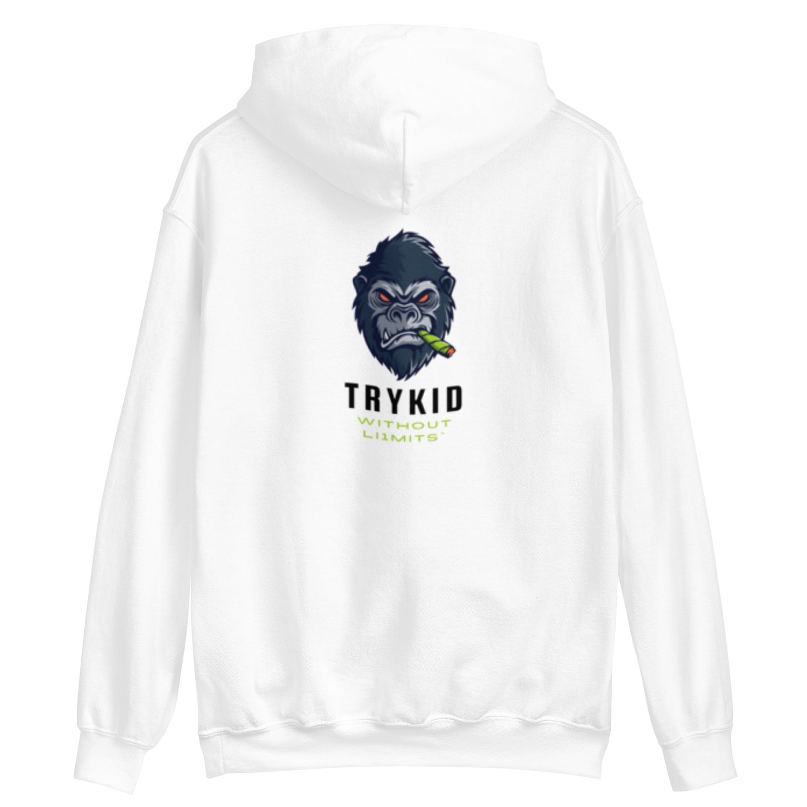 Unisex Hoodie with trykid gorilla logo unique stylish and trending